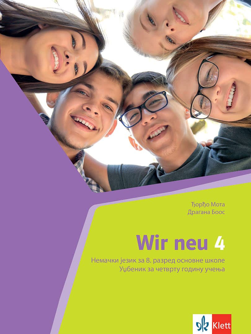 Klett Nemački jezik 8 - Wir neu 4 - Udžbenik za osmi razred