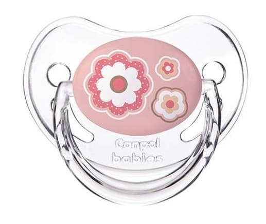Canpol Orthodontic babies silikonska varalica 0-6M 22/565 Flowers Newborn Baby