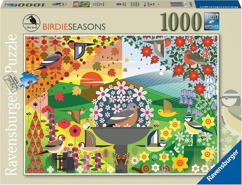 Puzzle slagalica 1000 delova Volim ptice Ravensburger 16419