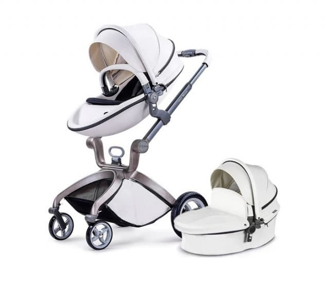 HOT MOM Kolica za bebe F22 2 u 1 F22 WHITE