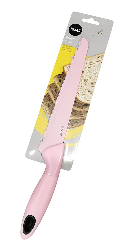 Nož za hleb Spring Texell TNS-H336 roze