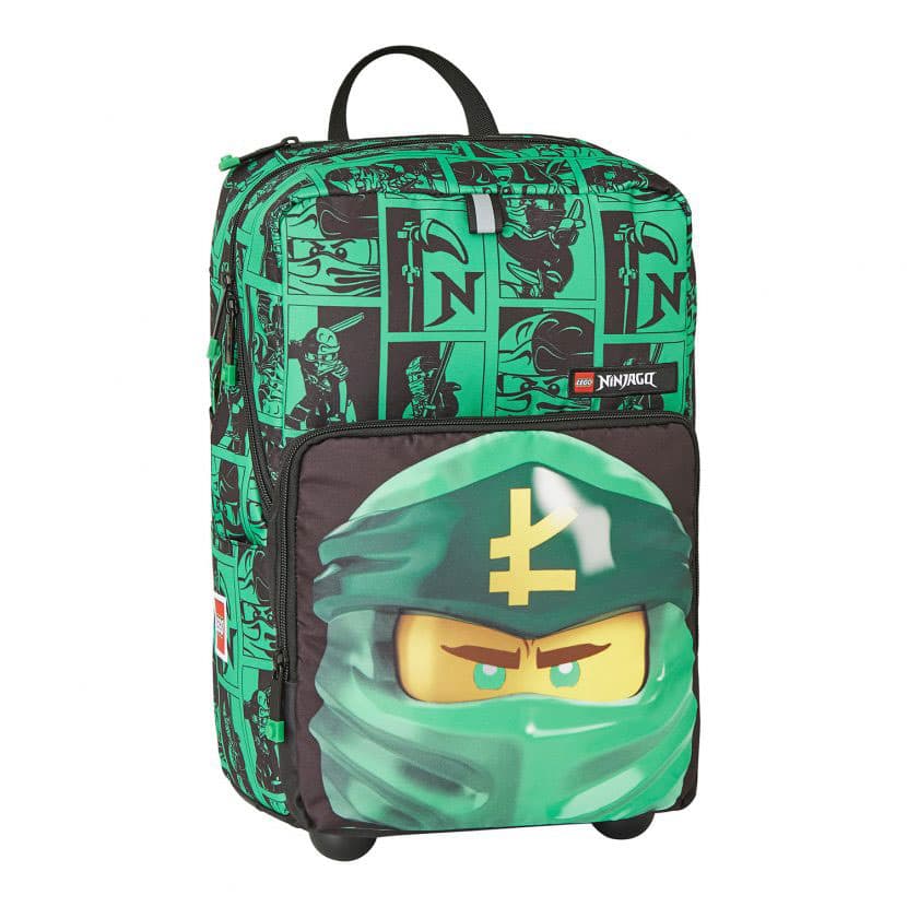 LEGO® NINJAGO školski ranac sa točkićima Andersen Green 20220