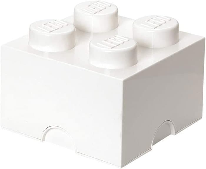 Kutija za odlaganje LEGO® Kocka 4  25x25x18cm bela 4003