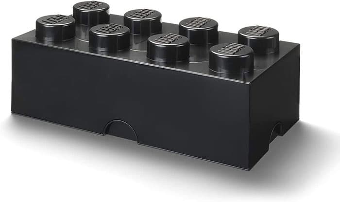 Kutija za odlaganje sa poklopcem LEGO® Kocka 8  50x25x18cm crna 4004