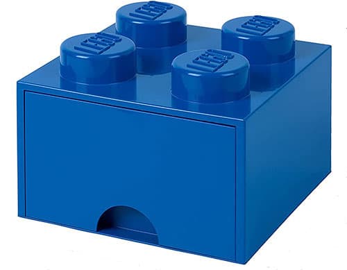 Stona fioka LEGO® Kocka 4  15x15x11cm plava 4020