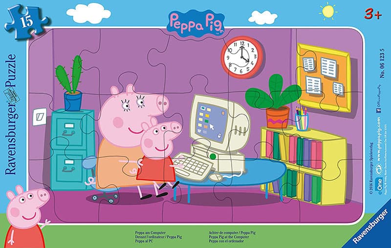 Pepa i mama Prase Puzzle slagalica 15 delova Ravensburger 06123