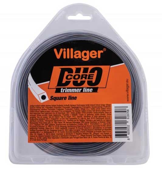 Silk za trimer 3mm x 15m Duo core Četvrtasta nit Villager