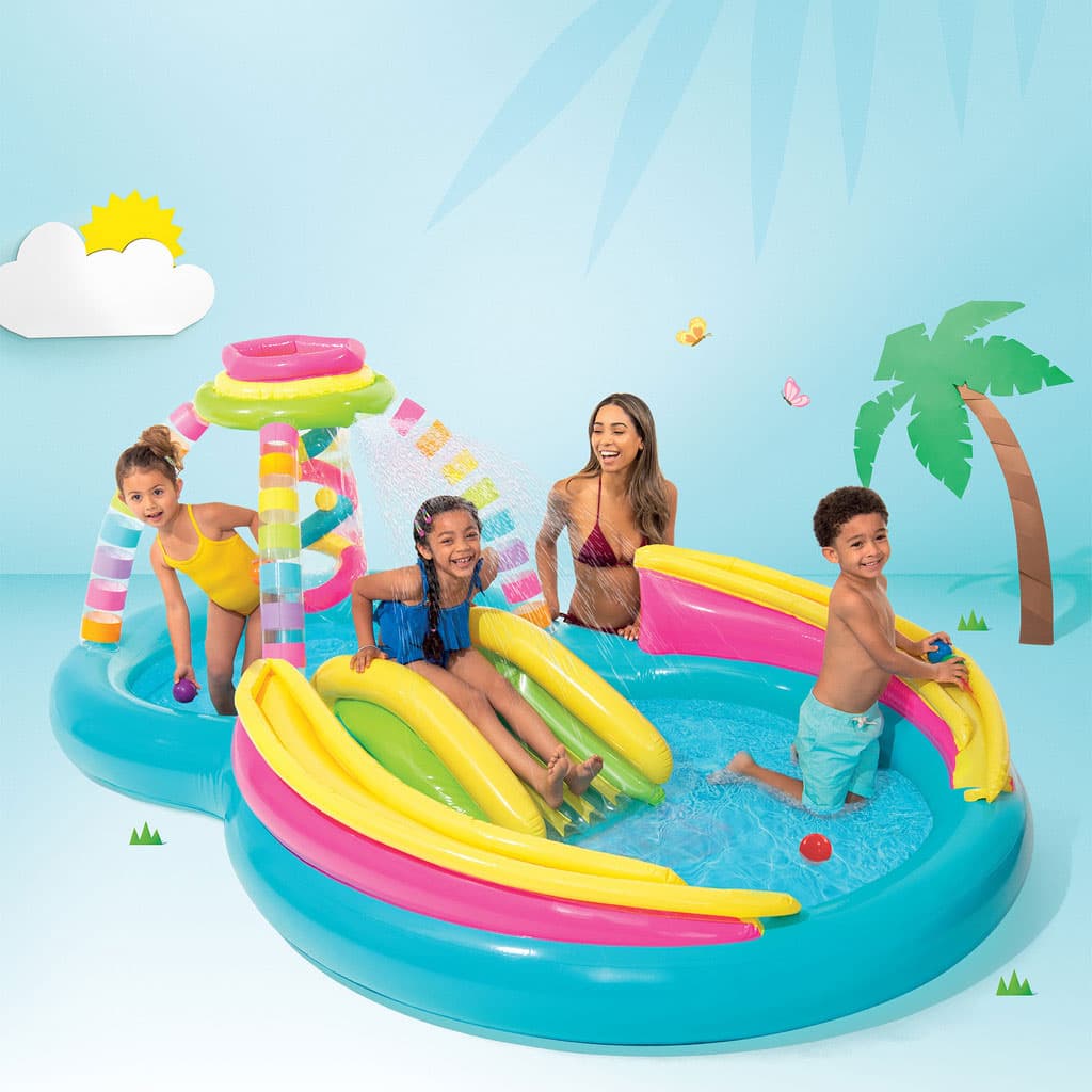 Intex Rainbow vodena igraonica 295 x 191 x 109 cm