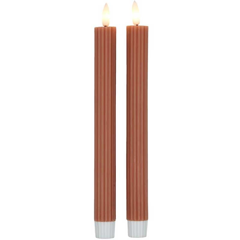 LED sveće na baterije V24.5cm 2 kom.