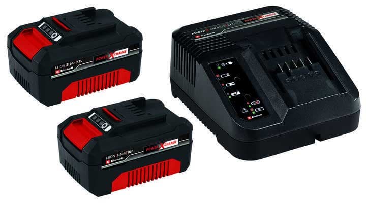 Einhell Power X-Change komplet punjač i dve baterije 18V 3Ah