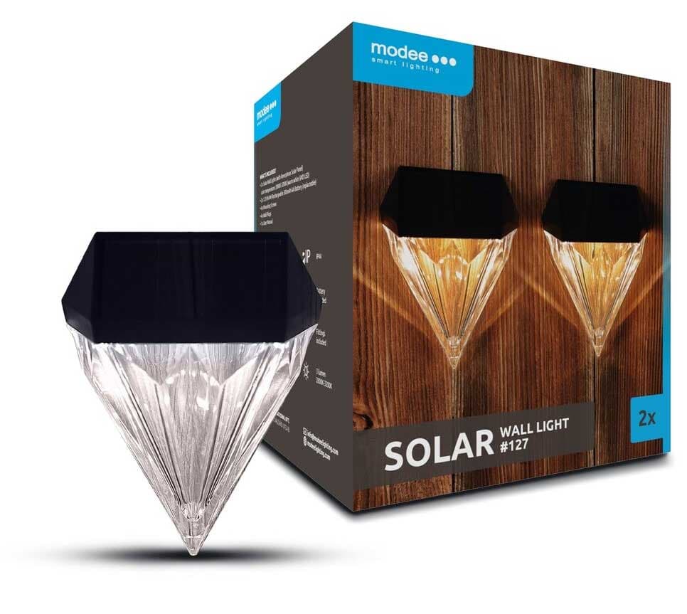 Zidna solarna lampa 2kom. Modee ML-WS127