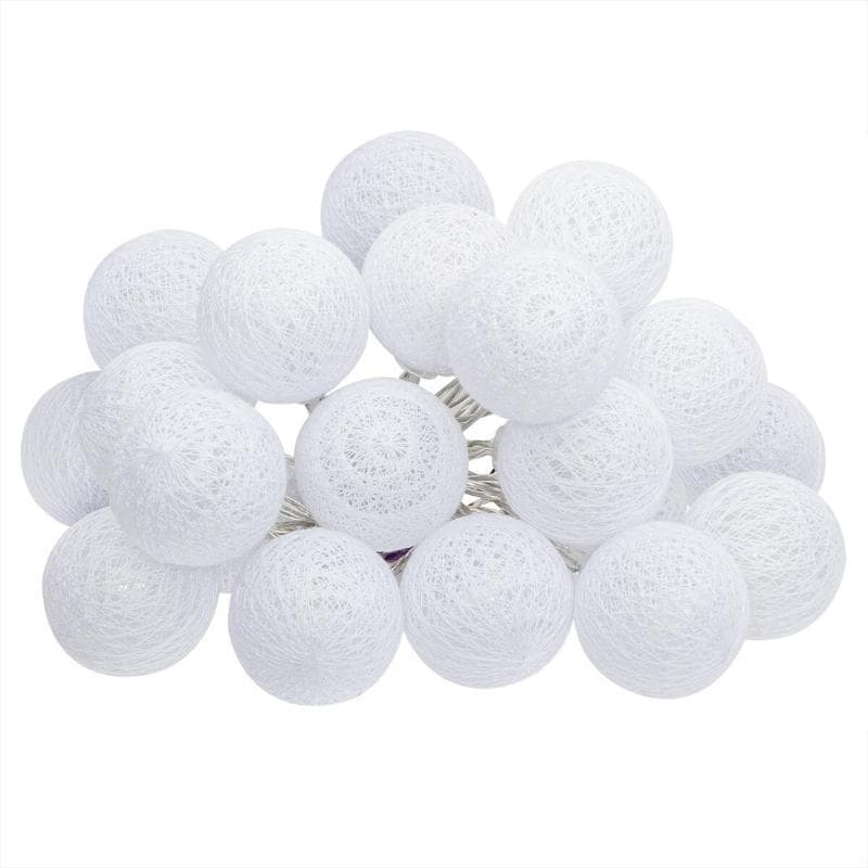 LED Deko Kugle 6 x165 Cm - Pamuk - PVC Atmosphera