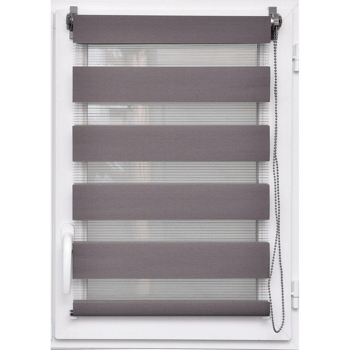Tamno Siva Zebra Roletna 90x250 cm  Luance