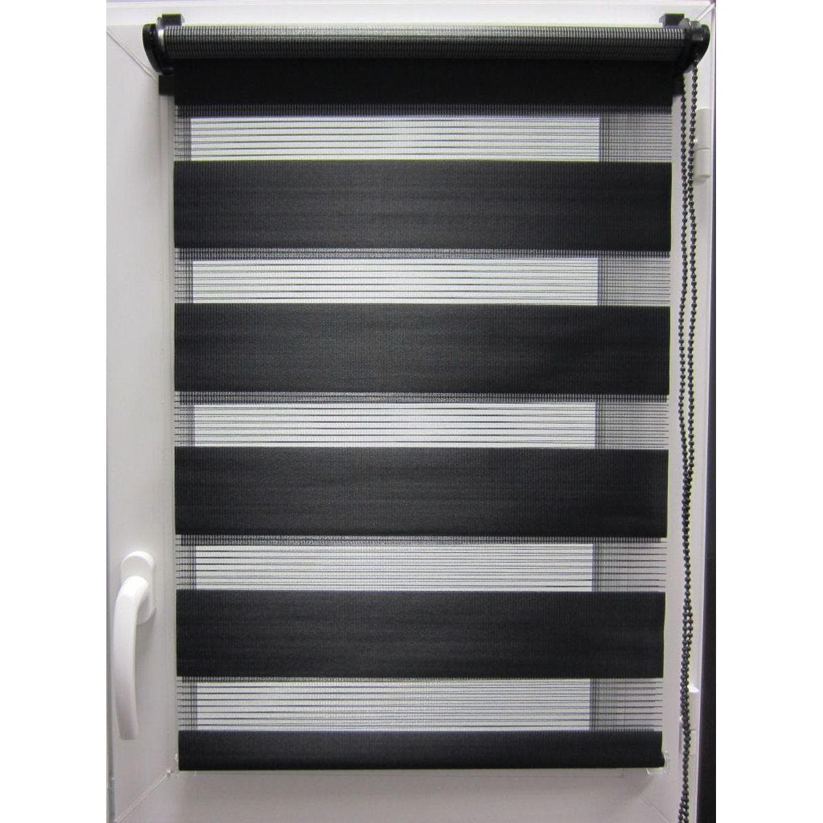 Luance Zebra Roletna 150x180 Cm Crna