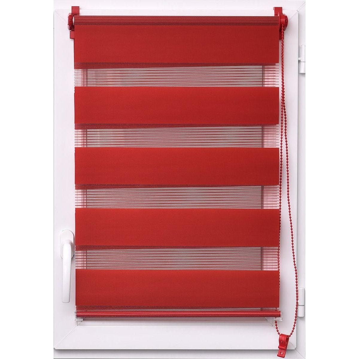 Luance Zebra Roletna 120x180 cm Čili Crvena