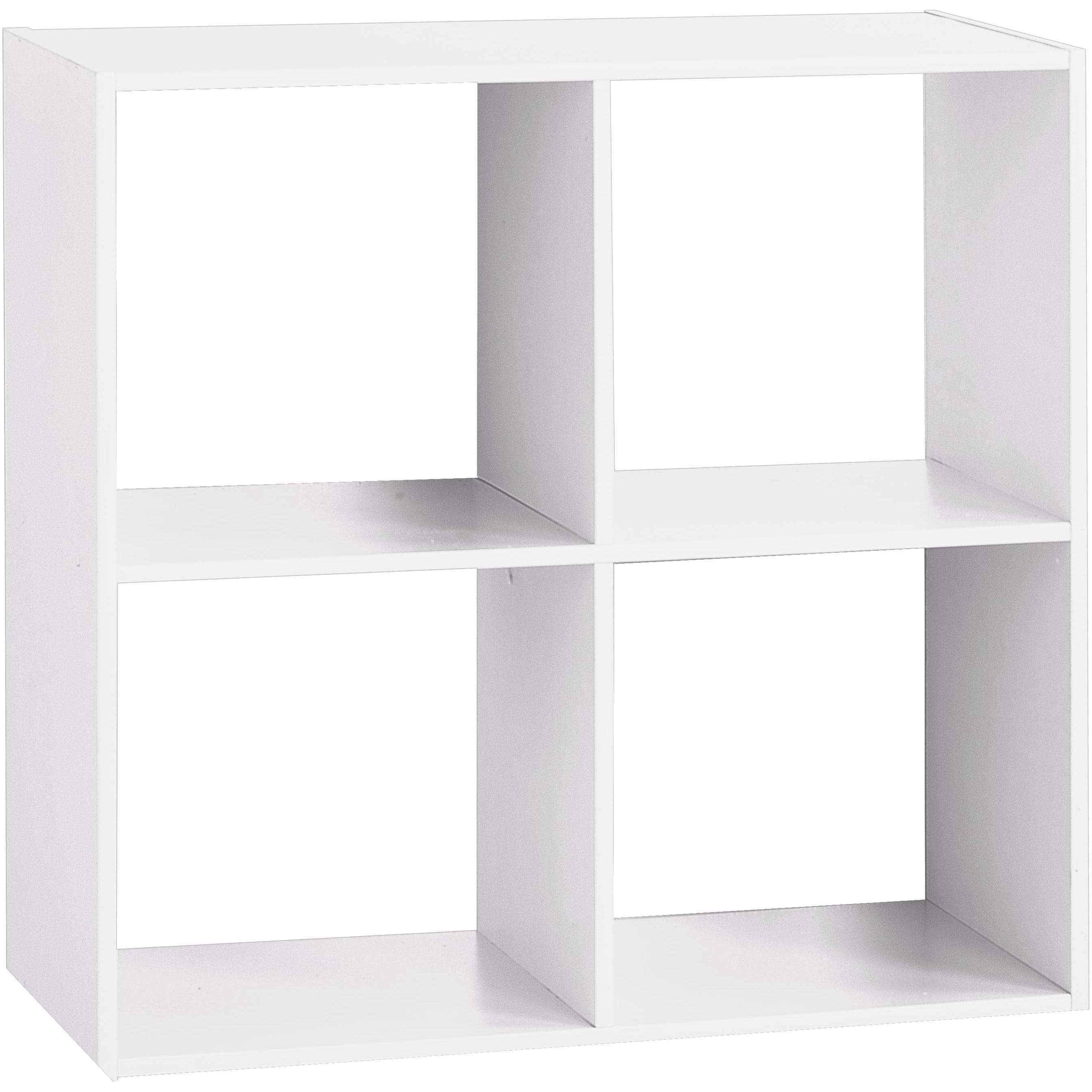 Five Stalak Sa 4 Police 67.5 x 32 x 67.5 cm Drvo Bela
