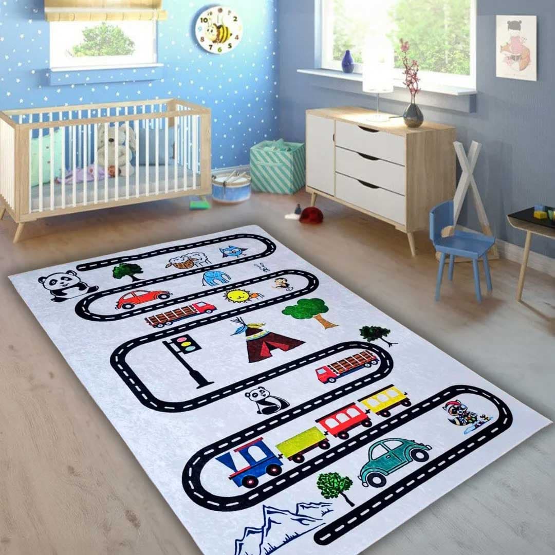Tepih za dečiju sobu Putovanje 120x180cm