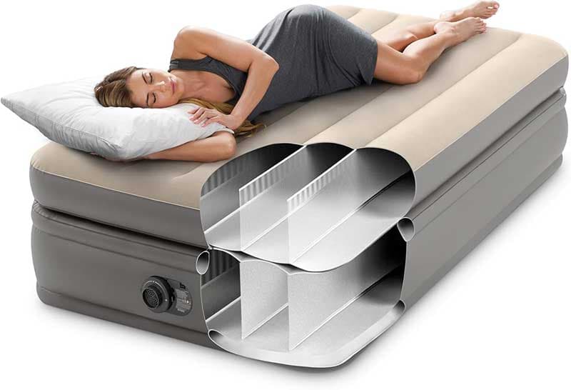Intex krevet na naduvavanje sa ugrađenom pumpom Dura-Beam Prime Comfort 64162ND 99x191x51cm
