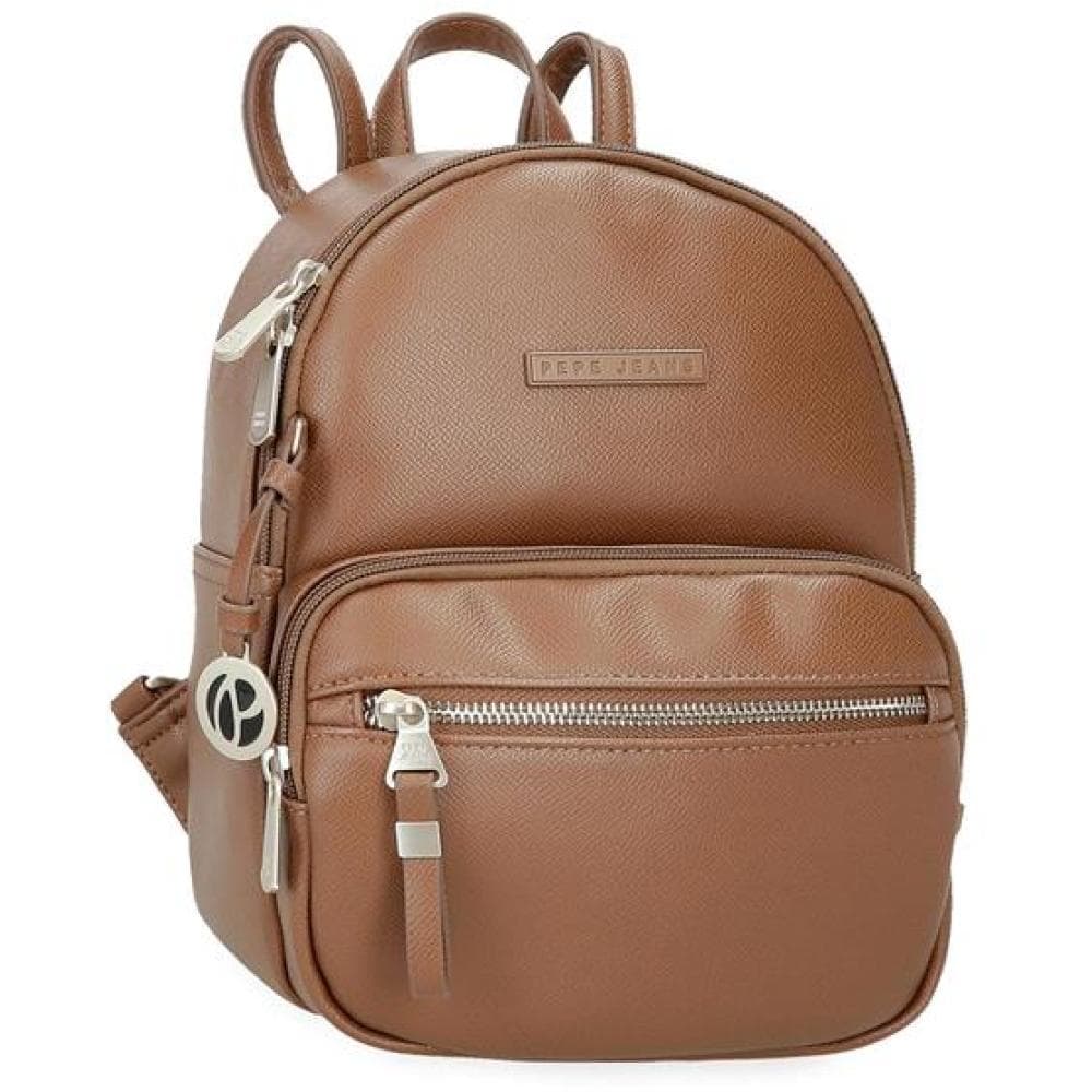 Ženski modni ranac 25cm od eko kože PJL Elia brown 79420