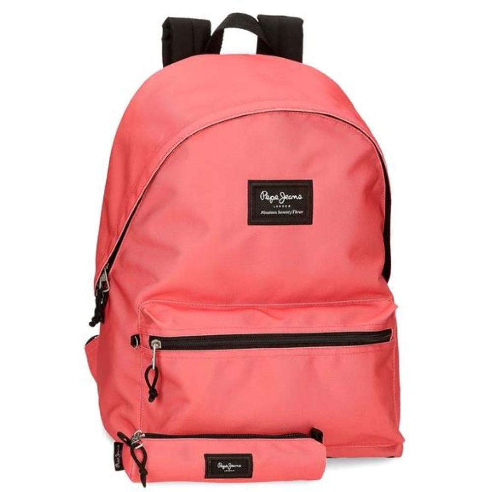 Školski ranac i pernica Komplet Pepe Jeans Aris coral 63292