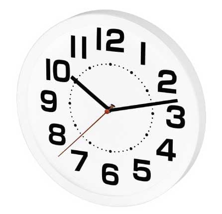 Analogni zidni sat 25cm Home AWC250WH