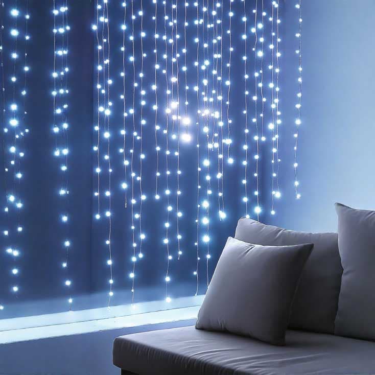 Svetleći LED niz sa 294 hladno bele LED diode Sa adapterom KIN294DWH