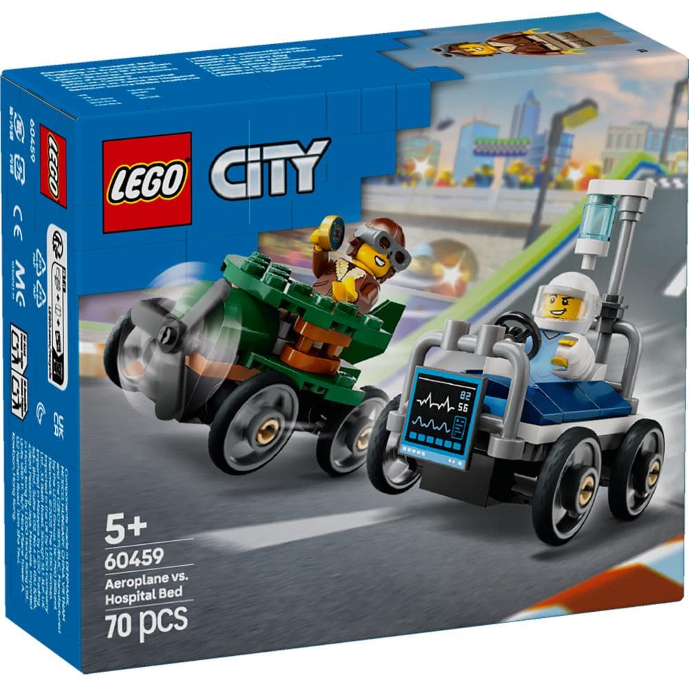 LEGO 60459 Avion Protiv Vozila Sa Bolničkim Krevetom