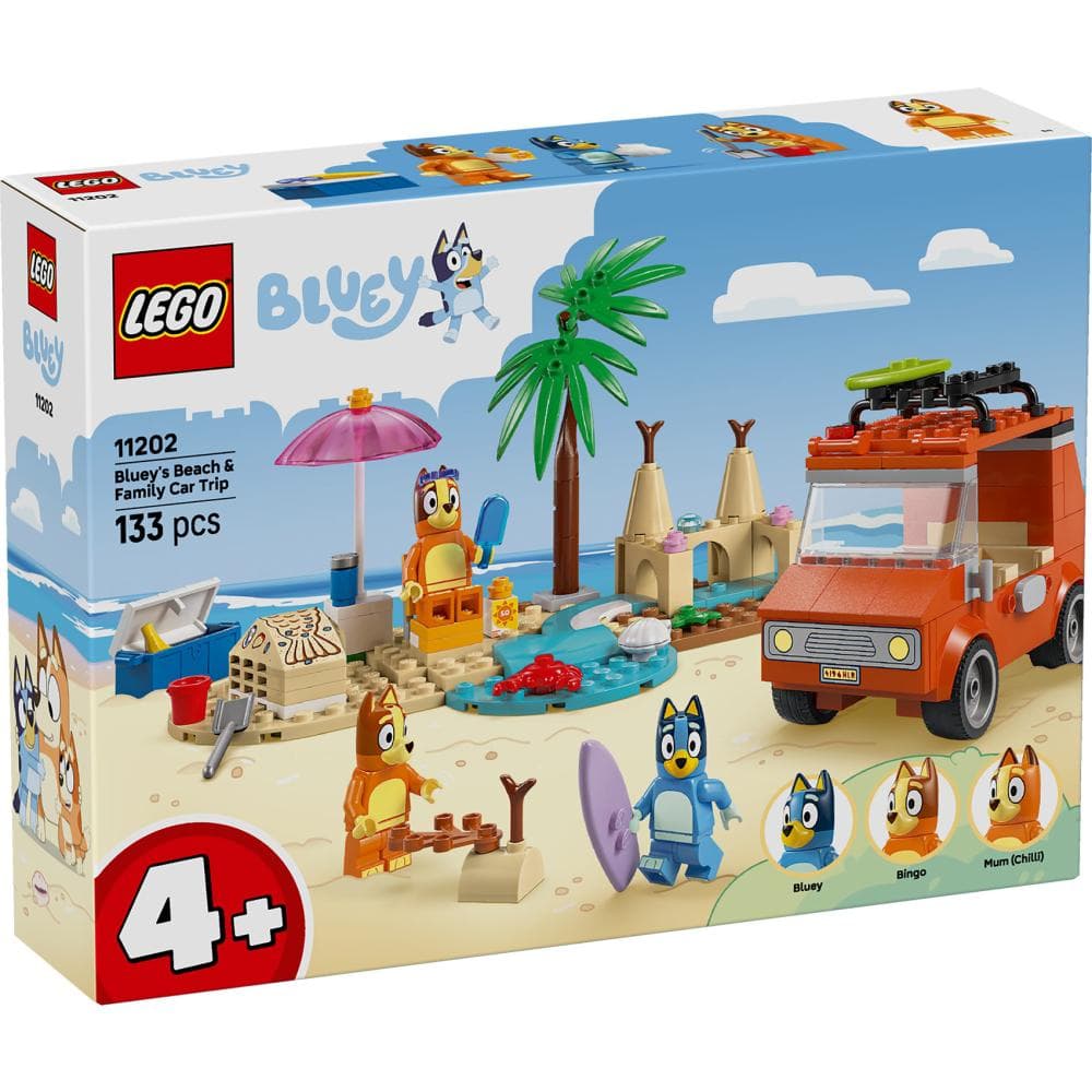 LEGO 11202 Bluina Plaža I Porodični Izlet Automobilom