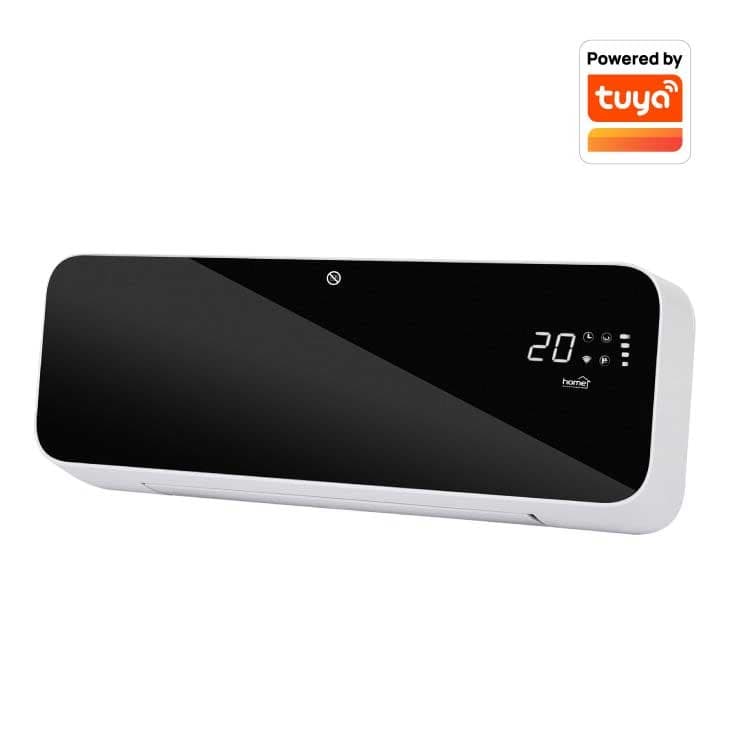 Zidna Smart PTC grejalica 2000W crna
