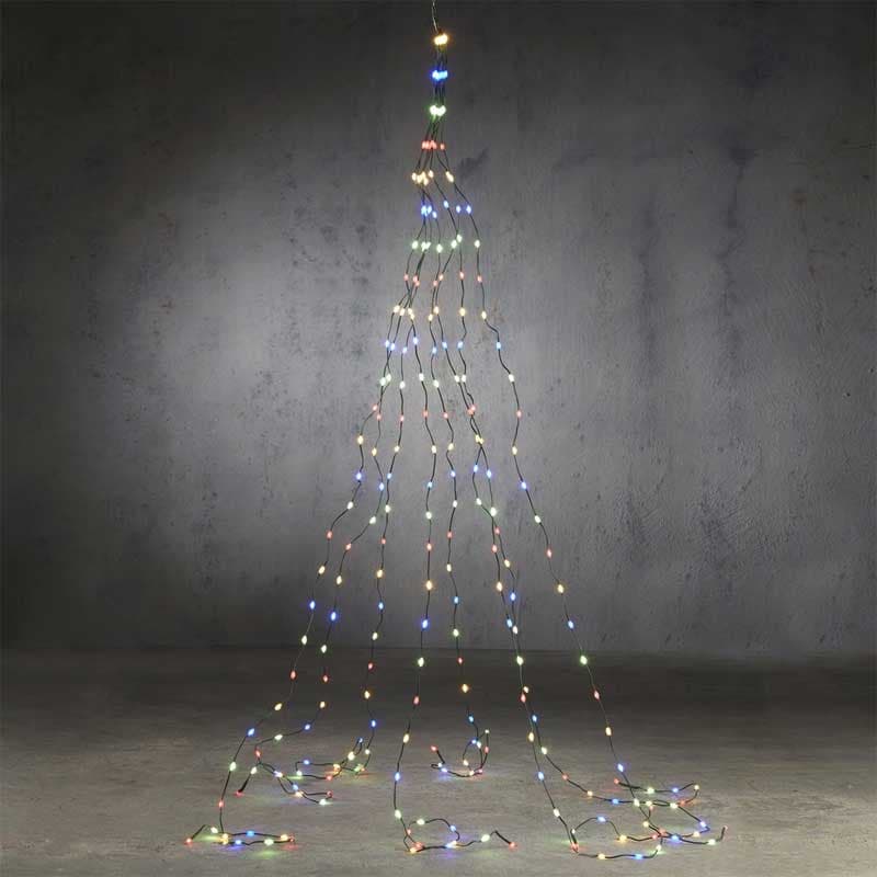 Lampice za jelku 256LED Multicolor 1.6m Luca Lighting
