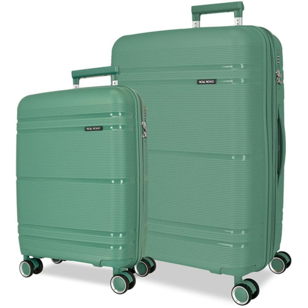 Komplet PP proširivih kofera 68cm i 55cm Roll Road Universe green 54795