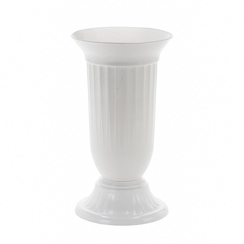 Vaza za cveće Bela PVC 29x16cm