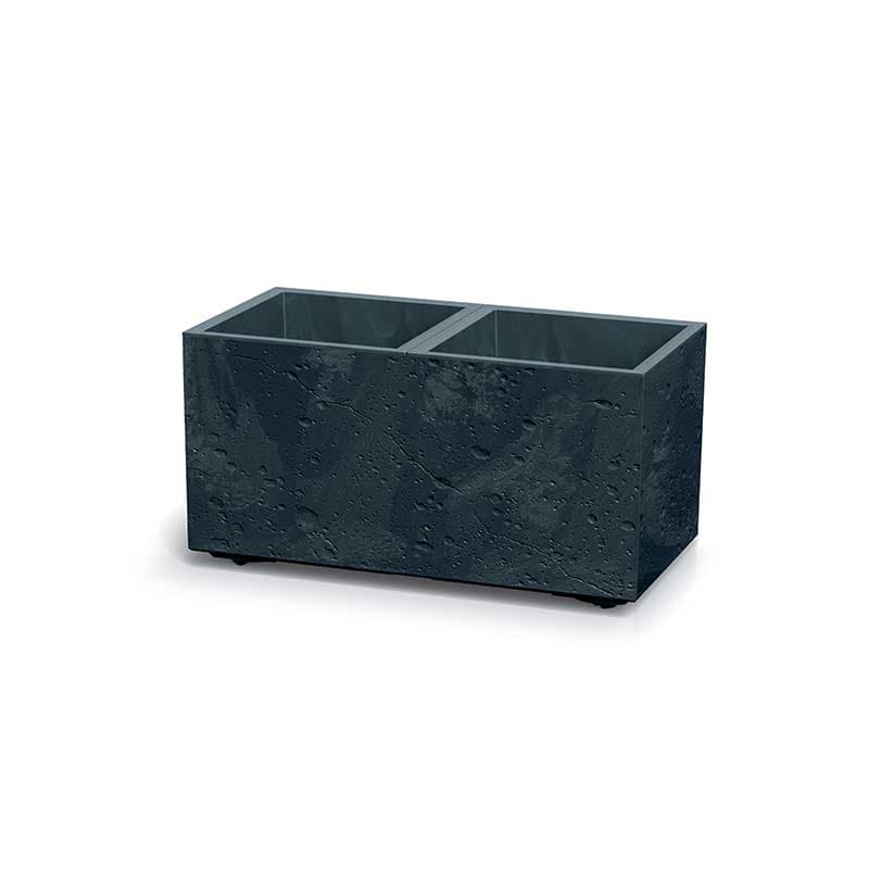 Saksija sa točkićima Prosperlplast Sierra 60x30cm Antracit