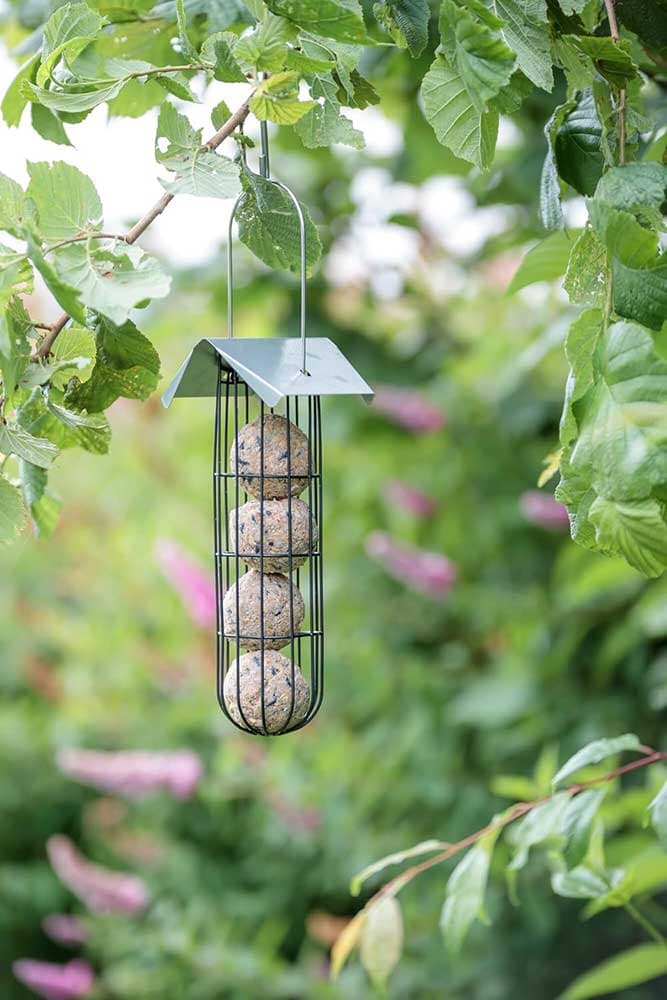 Hranilica za ptice za masne knedle 25cm, metalna Trixie 55623