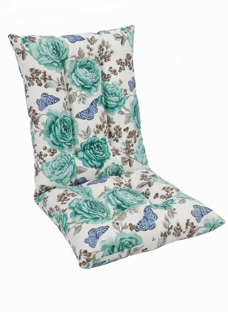 Jastuk Za Stolicu Sa Naslonom 1 kom. 40x80 cm BLUE ROSES