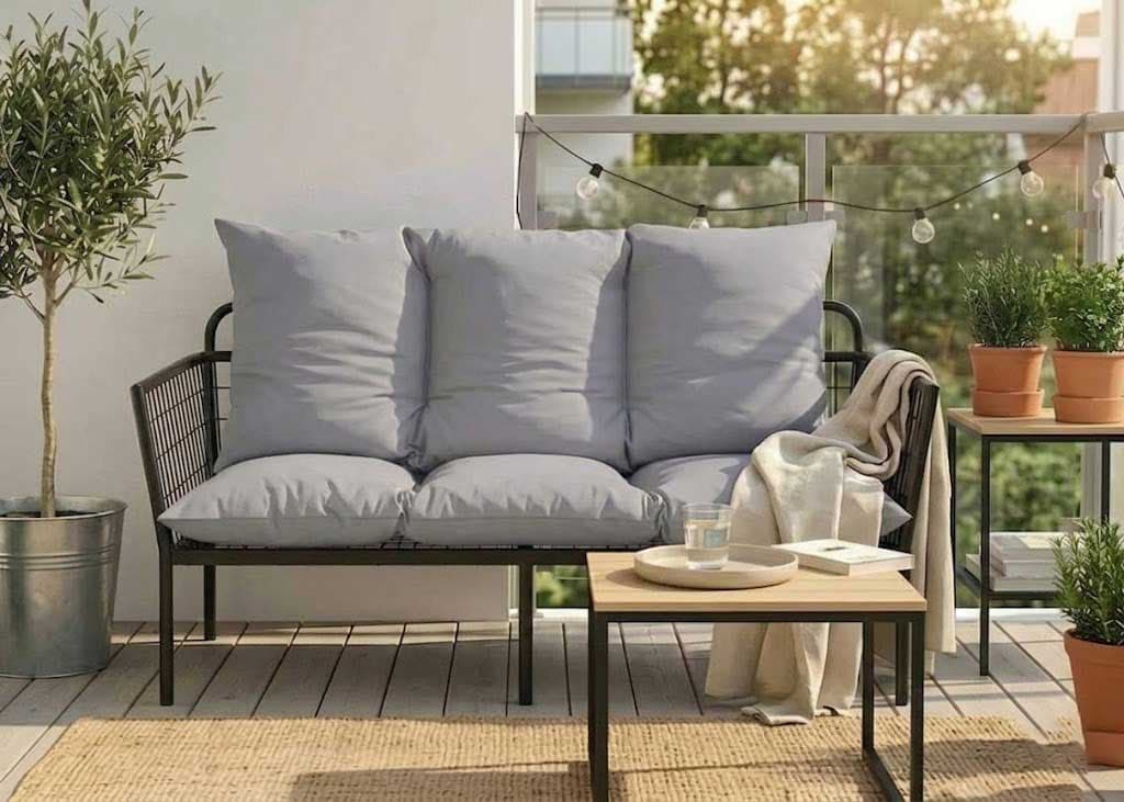 Jastuk Za BaštenskI Dvosed 100x50x50 cm GREY