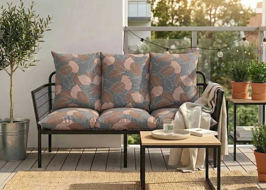 Jastuk Za BaštenskI Dvosed 100x50x50 cm LEAVES