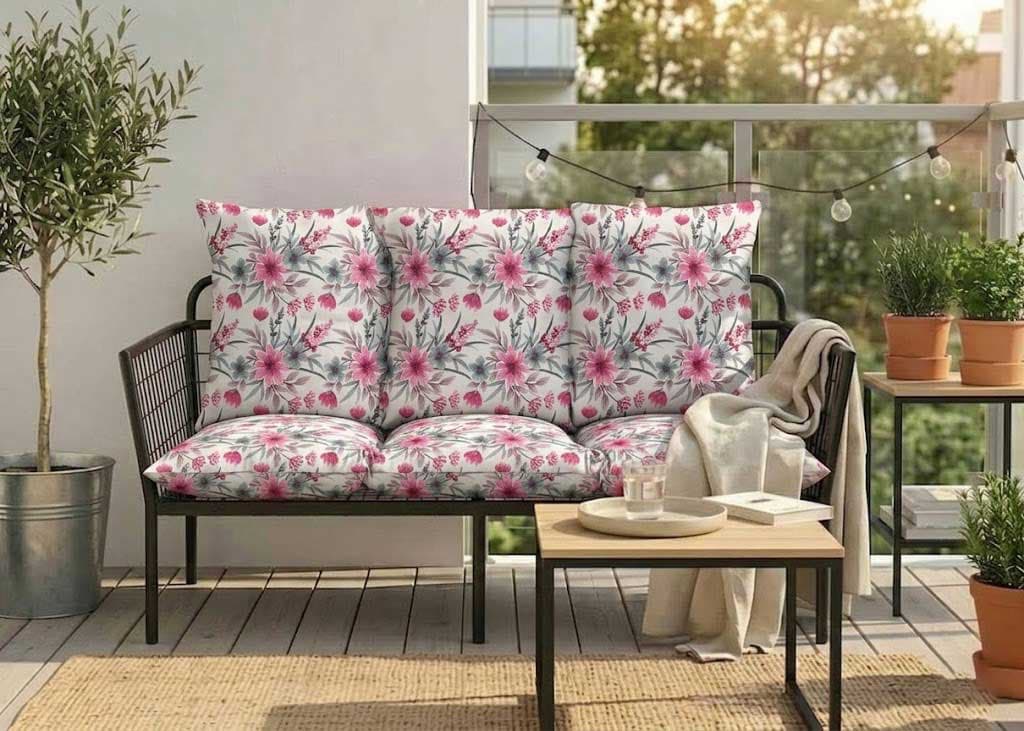 Jastuk Za BaštenskI Dvosed 100x50x50 cm PINK SPRING