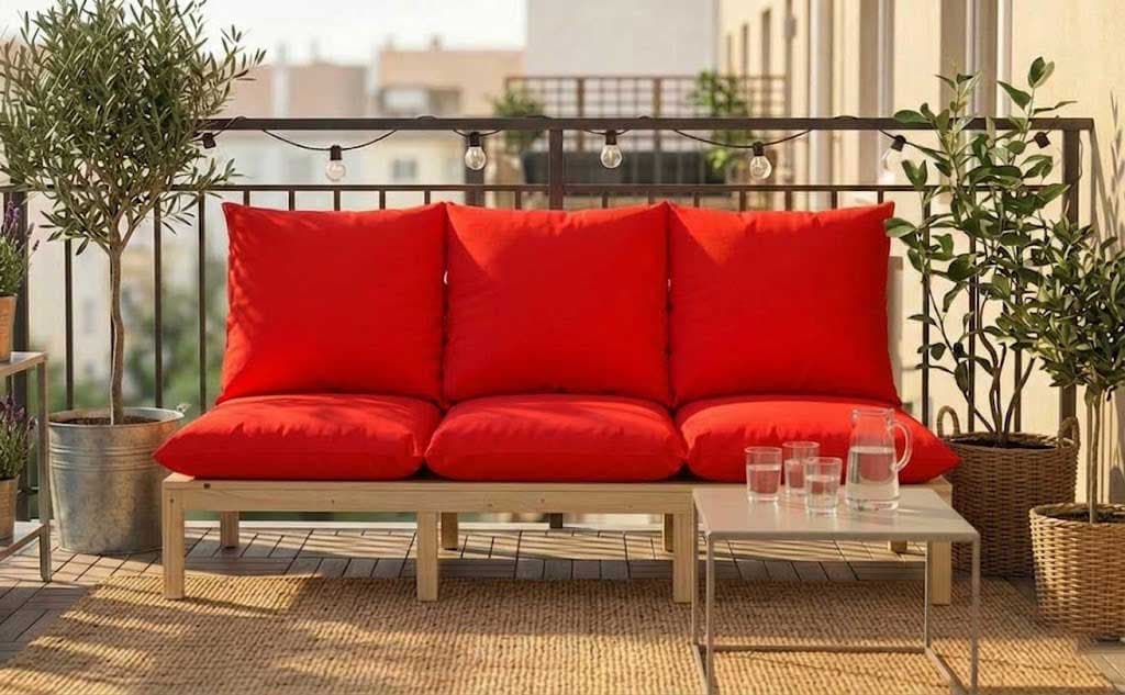 Jastuk Za BaštenskI Dvosed 120x50x50 cm RED