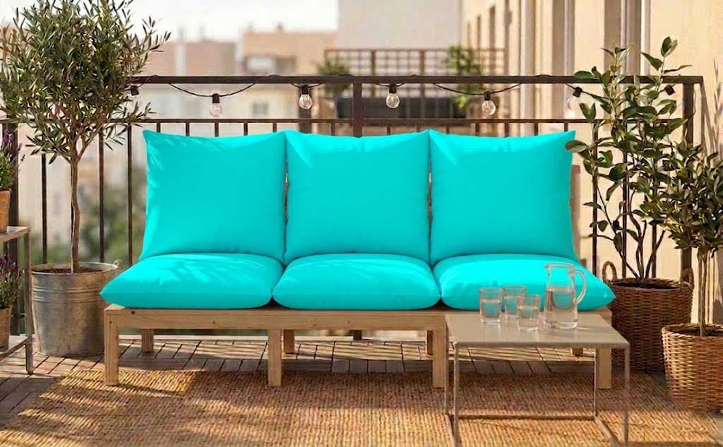 Jastuk Za BaštenskI Dvosed 120x50x50 cm TURQUOISE