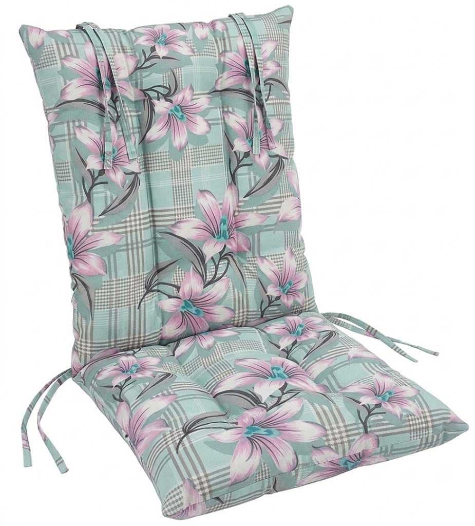 Jastuk Za Stolicu Sa Naslonom 1 kom. 45x90 cm LILIES