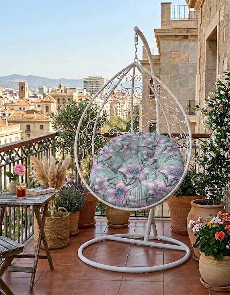 Jastuk 120cm Za Gnezdo Baštensku Ljuljašku LILIES