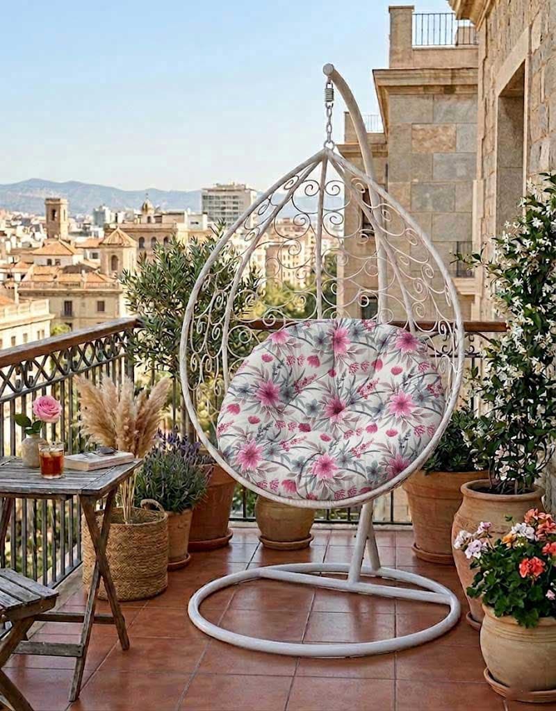 Jastuk 120cm Za Gnezdo Baštensku Ljuljašku PINK SPRING