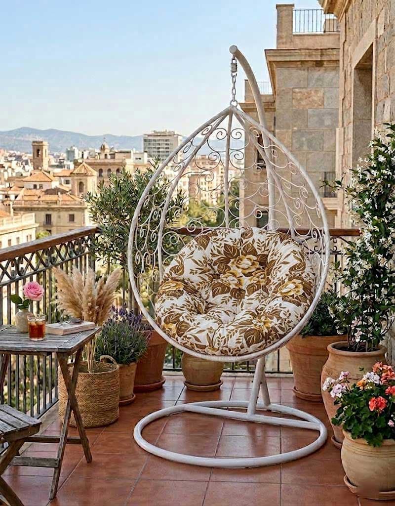 Jastuk 140cm Za Gnezdo Baštensku Ljuljašku RETRO BOUQUET
