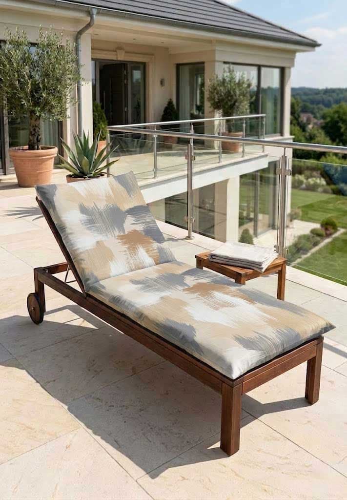 Jastuk Za Baštensku Ležaljku 200x70cm GREY JAM