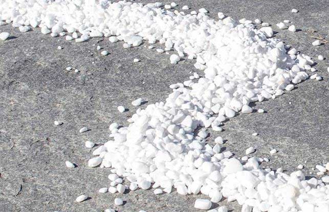Dekorativni kamen 1-3cm Tasos Beli oblutak 25kg