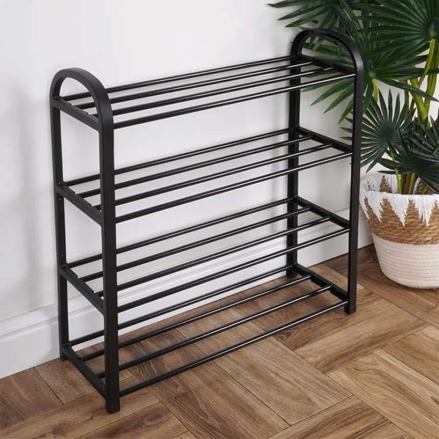 Vilde Metalni stalak za obuću na 4 nivoa 49,5 x 18,5 x 56,5cm 569732