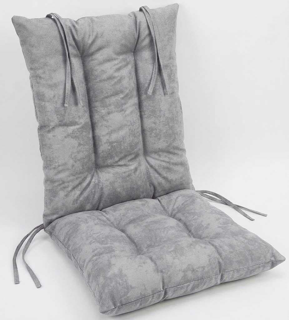 Jastuk Za Stolicu Sa Naslonom 1 kom. 45x90 cm MARBLE GREY