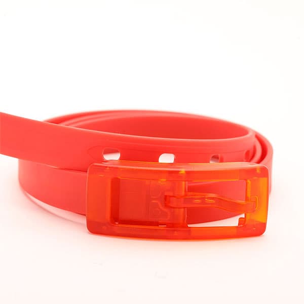 Q belts Thin - crveni unisex silikonski kaiš