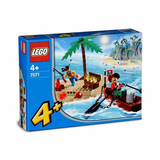 LEGO® 4+ Play Themes - Ostrvo sa blagom (7071)